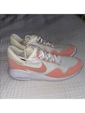 Nike Women's Pink and Cream Sneakers